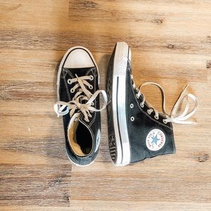 Black Converse shoes◾️